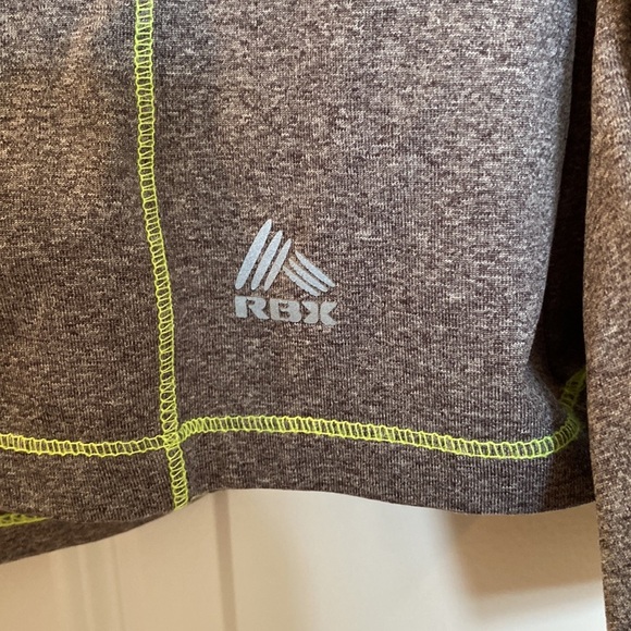 RBX Performance Long Sleeve Layering Shirt -‎ Large - Gray and Neon - EUC - Picture 2 of 7